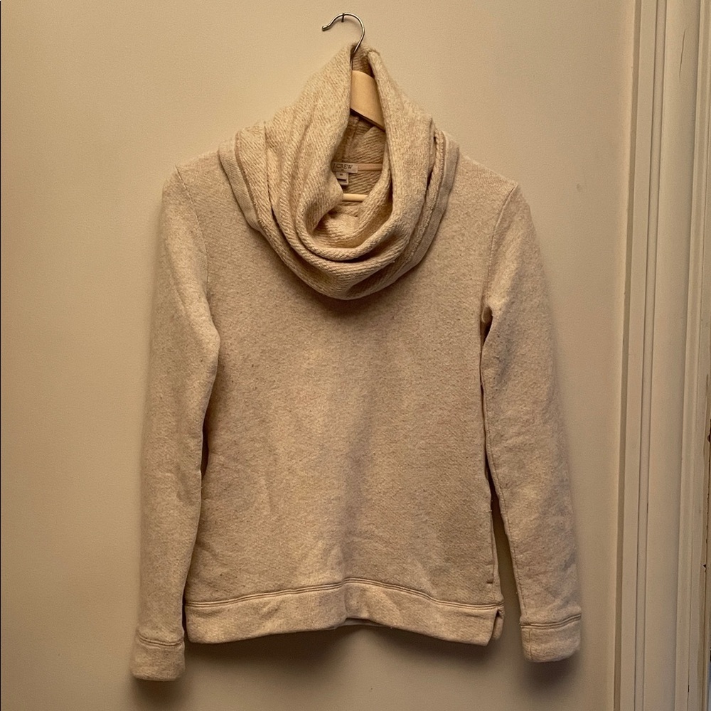 J. Crew Cream Turtleneck Sweater